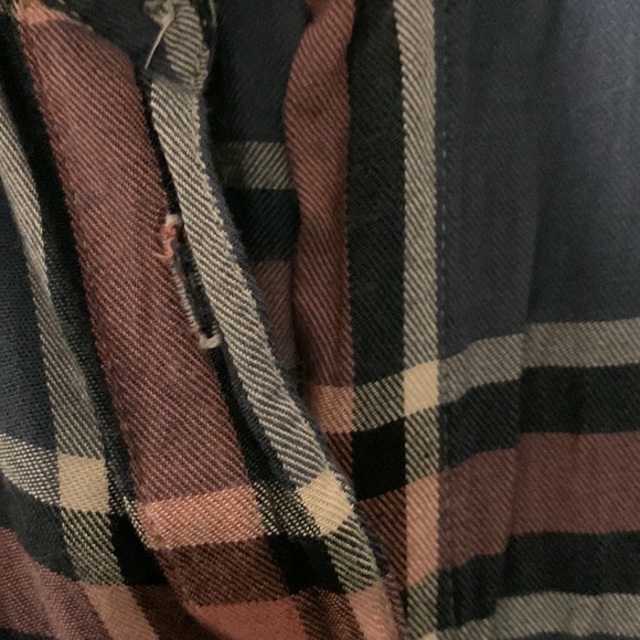 Charlotte Russe Women’s Plaid Button Down Shirt Size 2X - Picture 5 of 6
